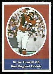 1972 Sunoco Stamps      369     Jim Plunkett